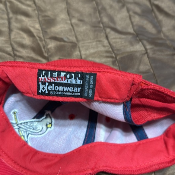 Red Baseball Cap with St. Louis Cardinal Logo - Picture 4 of 4